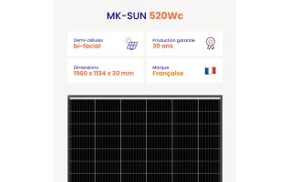 mk-sun 520wc|Kit Solaire Bi.